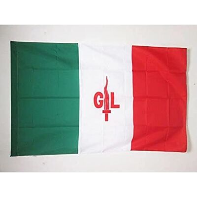Az Flag - Drapeau Italie Giustizia E Libertà - 150x90cm Az Flag - Drapeau Italie Giustizia E Libertà - 150x90cm