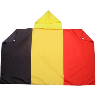 AZ FLAG Umhangflagge Belgien 150x90 cm Belgische Cape Fahne 100% Polyester mit Messing-Ösen 110g AZ FLAG Umhangflagge Belgien 150x90 cm Belgische Cape Fahne 100% Polyester mit Messing-Ösen 110g