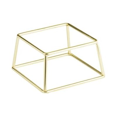 APS 33312 Buffetständer MULTI Metall, 18 x 18 cm, H: 10 cm, gold, stapelbar APS 33312 Buffetständer MULTI Metall, 18 x 18 cm, H: 10 cm, gold, stapelbar