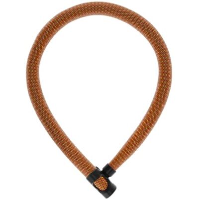 ABUS Kettenschloss IVERA Chain 7210 – Fahrradschloss mit hochflexibler IvyTex-Kunstfaserummantelung – -Sicherheitslevel 8 – 110 cm – Orange ABUS Kettenschloss IVERA Chain 7210 – Fahrradschloss mit hochflexibler IvyTex-Kunstfaserummantelung – -Sicherheitslevel 8 – 110 cm – Orange