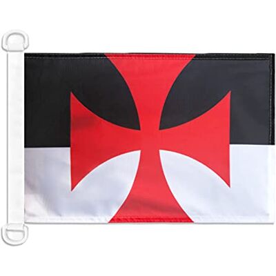 AZ FLAG - Templar Nautical Flag 45x30cm - Polyester - Flag AZ FLAG - Templar Nautical Flag 45x30cm - Polyester - Flag