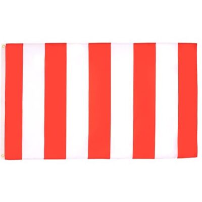 AZ FLAG Flagge Streifen Rot Und Weiss 150x90 cm Gestreiftes Fahne 100% Polyester mit Messing-Ösen 110g AZ FLAG Flagge Streifen Rot Und Weiss 150x90 cm Gestreiftes Fahne 100% Polyester mit Messing-Ösen 110g