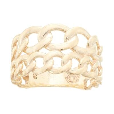 Brilio Silver Ring RI092Y Gold-plattiert Statement Ring Circuit: 52 mm sBS3602-52, Estándar, Nicht-Edelmetall, Kein Edelstein Brilio Silver Ring RI092Y Gold-plattiert Statement Ring Circuit: 52 mm sBS3602-52, Estándar, Nicht-Edelmetall, Kein Edelstein