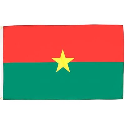 AZ Flag - Burkina Faso Flag - 150x90cm - Polyester - Flag AZ Flag - Burkina Faso Flag - 150x90cm - Polyester - Flag