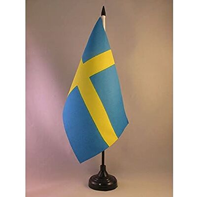 AZ FLAG Tischflagge Schweden 22x15 cm Schwedische Tischfahne 15 x 22 Cm Flaggen AZ FLAG Tischflagge Schweden 22x15 cm Schwedische Tischfahne 15 x 22 Cm Flaggen