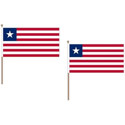 AZ FLAG STOCKFLAGGE LIBERIA 45x30cm mit holzmast 10 stück REPUBLIK LIBERIA STOCKFAHNE 30 x 45 cm flaggen AZ FLAG STOCKFLAGGE LIBERIA 45x30cm mit holzmast 10 stück REPUBLIK LIBERIA STOCKFAHNE 30 x 45 cm flaggen