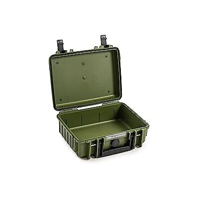 B&W Schutzkoffer 1000 (PP.41) Bronze Grün – Leerkoffer Flexibel nutzbar, Schutz vor Stößen, wasserdicht und staubdicht (IP67), –30 °C bis +80 °C B&W Schutzkoffer 1000 (PP.41) Bronze Grün – Leerkoffer Flexibel nutzbar, Schutz vor Stößen, wasserdicht und staubdicht (IP67), –30 °C bis +80 °C