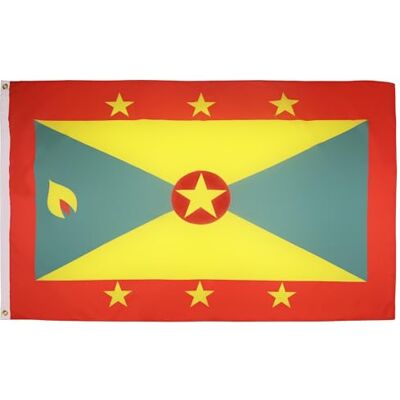 AZ FLAG Flagge Grenada 150x90 cm Grenada Fahne 100% Polyester mit Messing-Ösen 110g AZ FLAG Flagge Grenada 150x90 cm Grenada Fahne 100% Polyester mit Messing-Ösen 110g