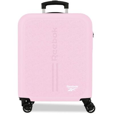 Reebok Boston Kabinenkoffer, 40 x 55 x 20 cm, starres ABS-Kombinationsschloss, integriertes 37L 2.6kg, 4 Doppelräder, Handgepäck, Hellrosa Reebok Boston Kabinenkoffer, 40 x 55 x 20 cm, starres ABS-Kombinationsschloss, integriertes 37L 2.6kg, 4 Doppelräder, Handgepäck, Hellrosa