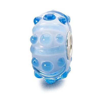 Trollbeads Breeze of Blue Glas Bead TGLBE-20119 Trollbeads Breeze of Blue Glas Bead TGLBE-20119