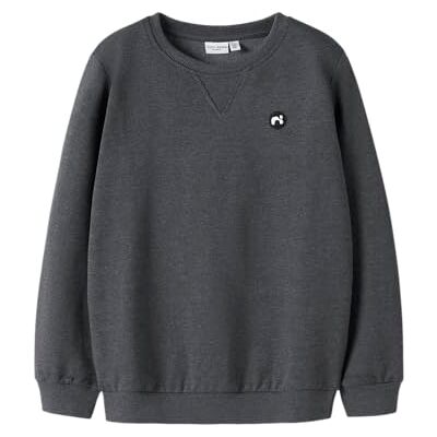 NAME IT Jungen Nmmvimo Ls Sweat Bru Noos, Dark Grey Melange, 86 EU NAME IT Jungen Nmmvimo Ls Sweat Bru Noos, Dark Grey Melange, 86 EU