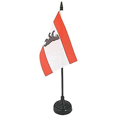 AZ FLAG Tischflagge Berlin 15x10 cm Berlin Tischfahne 10 x 15 Cm Flaggen AZ FLAG Tischflagge Berlin 15x10 cm Berlin Tischfahne 10 x 15 Cm Flaggen
