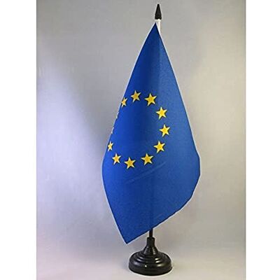 AZ FLAG Tischflagge Europäische Union 22x15 cm Kunststoffsockel AZ FLAG Tischflagge Europäische Union 22x15 cm Kunststoffsockel