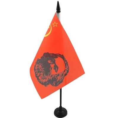 AZ FLAG Tischflagge Sowjetunion Udssr Mit Marx 21x14 cm Kommunismus Tischfahne 14 x 21 Cm Flaggen AZ FLAG Tischflagge Sowjetunion Udssr Mit Marx 21x14 cm Kommunismus Tischfahne 14 x 21 Cm Flaggen
