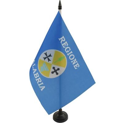 AZ FLAG Tischflagge Kalabrien 21x14 cm Calabria In Italien Tischfahne 14 x 21 Cm Flaggen AZ FLAG Tischflagge Kalabrien 21x14 cm Calabria In Italien Tischfahne 14 x 21 Cm Flaggen