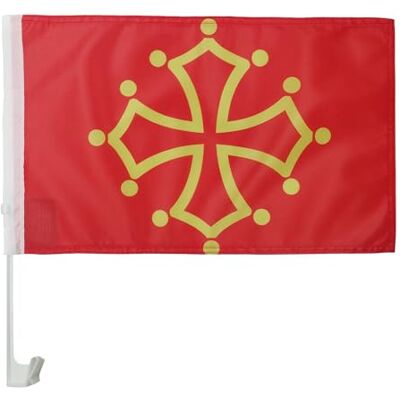 Carflag Occitanie Midi-Pyrénées - 45x30cm Zászló Carflag Occitanie Midi-Pyrénées - 45x30cm Zászló