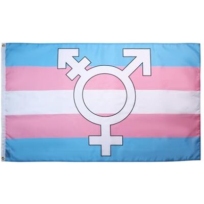 AZ FLAG Flagge Transgender Mit Symbol 150x90 cm Intersexuelle Fahne 90 x 150 Cm Feiner Polyester Flaggen AZ FLAG Flagge Transgender Mit Symbol 150x90 cm Intersexuelle Fahne 90 x 150 Cm Feiner Polyester Flaggen