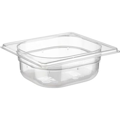 APS 82036 GN 1/6 Polycarbonat Behälter, 17, 6 x 16, 2 x 6, 5 cm 1 ltr. APS 82036 GN 1/6 Polycarbonat Behälter, 17, 6 x 16, 2 x 6, 5 cm 1 ltr.