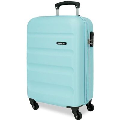Roll Road Flex Hartschalenkoffer aus ABS, einem Material, seitlicher Kombinationsverschluss, 4 Doppelrollen, Handgepäck, praktischer Innenraum mit einem Fach, Azulon, 35 cm x 55 cm x 20 cm, Roll Road Flex Hartschalenkoffer aus ABS, einem Material, seitlicher Kombinationsverschluss, 4 Doppelrollen, Handgepäck, praktischer Innenraum mit einem Fach, Azulon, 35 cm x 55 cm x 20 cm,