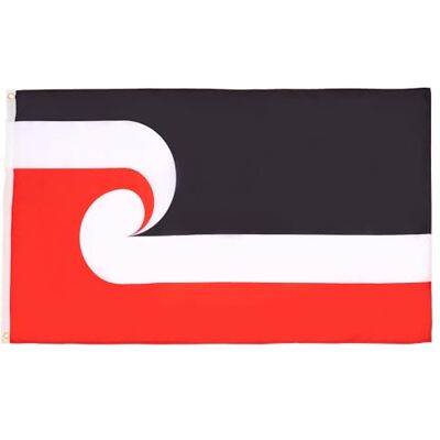 AZ FLAG Flagge Māori 150x90 cm Maori Fahne 100% Polyester mit Messing-Ösen 110g AZ FLAG Flagge Māori 150x90 cm Maori Fahne 100% Polyester mit Messing-Ösen 110g