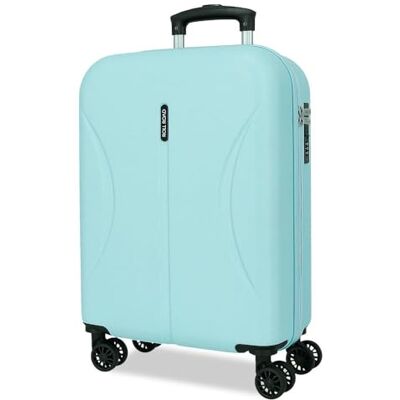 Roll Road Formentera Handgepäckkoffer, 38 x 55 x 20 cm, starres ABS-Kombinationsschloss, integriert, 35L 2.6kg, 4 Doppelräder, hellblau Roll Road Formentera Handgepäckkoffer, 38 x 55 x 20 cm, starres ABS-Kombinationsschloss, integriert, 35L 2.6kg, 4 Doppelräder, hellblau