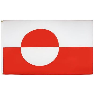 AZ Flag - Grönland zászló 90x60cm - Méret 90x60cm - Piros/Fehér - Zászló AZ Flag - Grönland zászló 90x60cm - Méret 90x60cm - Piros/Fehér - Zászló