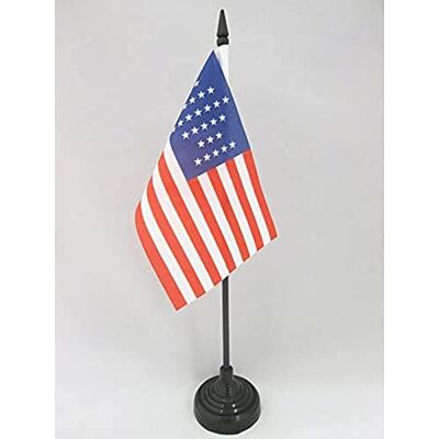 AZ FLAG Tischflagge Usa 33 Sterne 15x10 cm Vereinigten Staaten Von Amerika Alt Tischfahne 10 x 15 Cm Flaggen AZ FLAG Tischflagge Usa 33 Sterne 15x10 cm Vereinigten Staaten Von Amerika Alt Tischfahne 10 x 15 Cm Flaggen