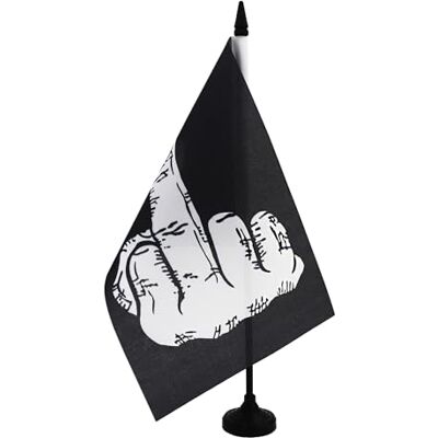 AZ FLAG Tischflagge, 21 x 14 cm – kleine Flagge für Büro, 100% Polyester, mit 25 cm Fahne und Sockel aus schwarzem Kunststoff AZ FLAG Tischflagge, 21 x 14 cm – kleine Flagge für Büro, 100% Polyester, mit 25 cm Fahne und Sockel aus schwarzem Kunststoff