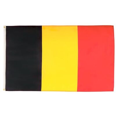 AZ FLAG Flagge Belgien 90x60 cm Belgische Fahne 100% Polyester mit Messing-Ösen 50g AZ FLAG Flagge Belgien 90x60 cm Belgische Fahne 100% Polyester mit Messing-Ösen 50g