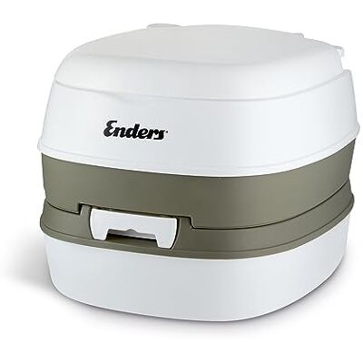 Enders Campingtoilette COMFORT, Mobil-WC Camping-Toilette, ergonomischer Tragegriff, trennen von Spül- und Abwassertank, Sitzhöhe von 32cm #49429 Enders Campingtoilette COMFORT, Mobil-WC Camping-Toilette, ergonomischer Tragegriff, trennen von Spül- und Abwassertank, Sitzhöhe von 32cm #49429