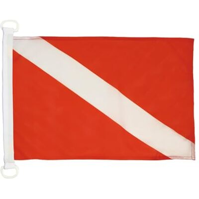 AZ FLAG Bootflagge Scuba Diving 45X30Cm Tauchen Bootsfahne 30 x 45 Cm Marine Flaggen AZ FLAG Bootflagge Scuba Diving 45X30Cm Tauchen Bootsfahne 30 x 45 Cm Marine Flaggen