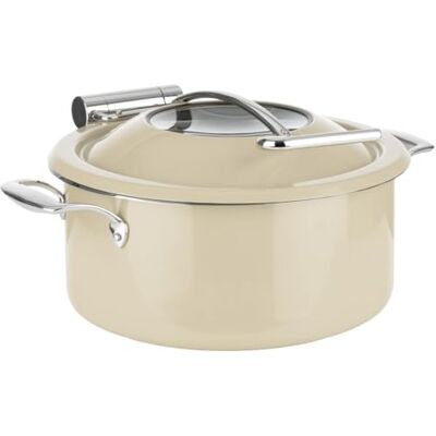 APS 12344 Chafing Dish ORBIT 18/8 Edelstahl, Ø 30,5 cm, induktionsgeeignet, sandfarben APS 12344 Chafing Dish ORBIT 18/8 Edelstahl, Ø 30,5 cm, induktionsgeeignet, sandfarben