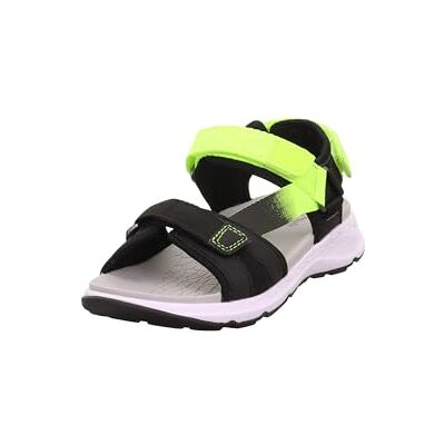 Superfit Jungen Criss Cross Sandale, Schwarz Gelb 0010, 29 EU Superfit Jungen Criss Cross Sandale, Schwarz Gelb 0010, 29 EU