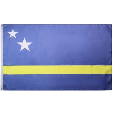 AZ FLAG Flagge Curaçao 150x90 cm Holländische Fahne 100% Polyester mit Messing-Ösen 110g AZ FLAG Flagge Curaçao 150x90 cm Holländische Fahne 100% Polyester mit Messing-Ösen 110g