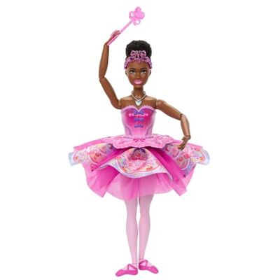 Barbie in the Nutcracker Puppen Überraschende Tutu-Verwandlung, Ombre-Tutu, Herz-Medaillonkette und Zauberstab, JLW54 Barbie in the Nutcracker Puppen Überraschende Tutu-Verwandlung, Ombre-Tutu, Herz-Medaillonkette und Zauberstab, JLW54