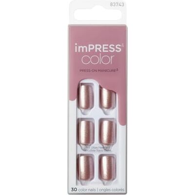 KISS imPRESS Rövid Champagne Rózsaszín Géllakk Szett - Szett KISS imPRESS Rövid Champagne Rózsaszín Géllakk Szett - Szett