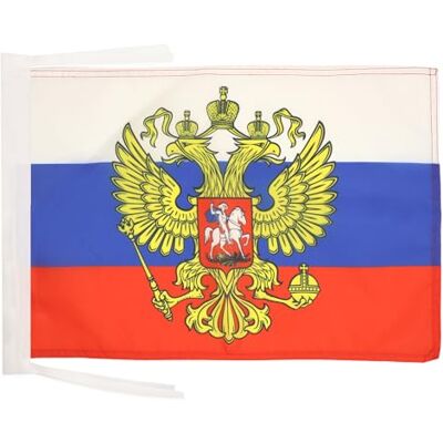 AZ FLAG Flagge Russland mit Adler 45x30 cm Polyester 100D Kordeln AZ FLAG Flagge Russland mit Adler 45x30 cm Polyester 100D Kordeln
