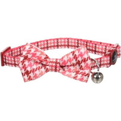 Flamingo Katze Halsband mit Schleife Ceasar Rot 20-35cm 10mm Flamingo Katze Halsband mit Schleife Ceasar Rot 20-35cm 10mm