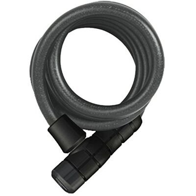 ABUS Spiralkabelschloss Booster 6512K/180 mit SCMU Snap Cage Halter Fahrradschloss aus flexiblem Spiralkabel Sicherheitslevel 4-180 cm ABUS Spiralkabelschloss Booster 6512K/180 mit SCMU Snap Cage Halter Fahrradschloss aus flexiblem Spiralkabel Sicherheitslevel 4-180 cm