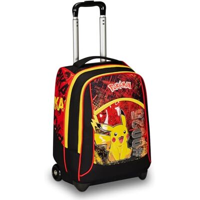 Seven Schultrolley Big, Rot und Gelb, Pokemon Pikachu, Legendary Avengers, Doppelfach, Trinkflaschentasche und Crossover System, Schulrucksack für Reisen, Kinder Jungen, mehrfarbig, Taglia unica, Seven Schultrolley Big, Rot und Gelb, Pokemon Pikachu, Legendary Avengers, Doppelfach, Trinkflaschentasche und Crossover System, Schulrucksack für Reisen, Kinder Jungen, mehrfarbig, Taglia unica,