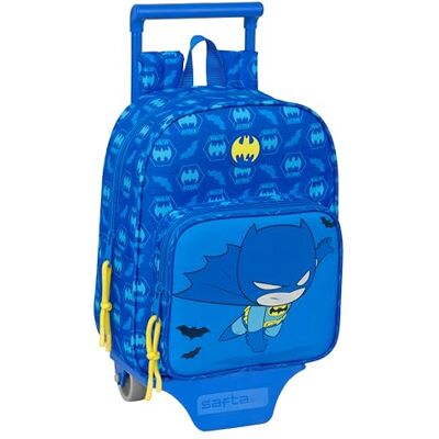 safta Batman Preschule Kindergartenrucksack mit Wagen, ideal für Kinder verschiedener Altersgruppen, bequem und vielseitig, Qualität und Widerstandsfähigkeit, 22 x 10 x 27 cm, blau, M, Casual safta Batman Preschule Kindergartenrucksack mit Wagen, ideal für Kinder verschiedener Altersgruppen, bequem und vielseitig, Qualität und Widerstandsfähigkeit, 22 x 10 x 27 cm, blau, M, Casual