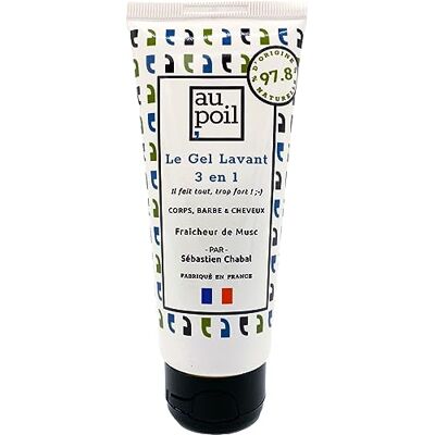 Au Poil Gel Lavant 3 En 1 - 3 az 1-ben tusfürdő és sampon Au Poil Gel Lavant 3 En 1 - 3 az 1-ben tusfürdő és sampon