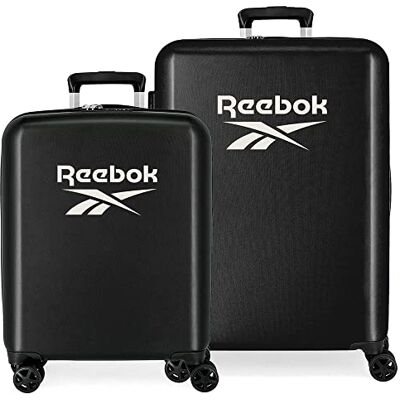 Reebok Roxbury Kofferset Schwarz 55/70 cm Starres ABS Integrierter TSA-Verschluss 119,4 L 6 kg 4 Doppelrollen Handgepäck Reebok Roxbury Kofferset Schwarz 55/70 cm Starres ABS Integrierter TSA-Verschluss 119,4 L 6 kg 4 Doppelrollen Handgepäck