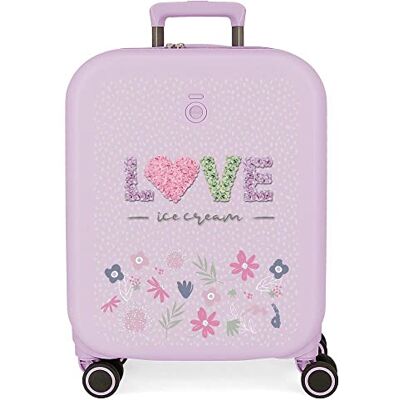 Enso Love Ice Cream Lila Kabinenkoffer 40x55x20 cm Starres ABS Integrierter TSA-Verschluss 37L 3,22 kg 4 Doppelrollen Handgepäck Enso Love Ice Cream Lila Kabinenkoffer 40x55x20 cm Starres ABS Integrierter TSA-Verschluss 37L 3,22 kg 4 Doppelrollen Handgepäck