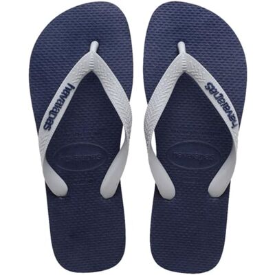 Havaianas Top Logo Pop Up Unisex Flip Flops Marineblau/Grau-Eis 37/38 EU Havaianas Top Logo Pop Up Unisex Flip Flops Marineblau/Grau-Eis 37/38 EU