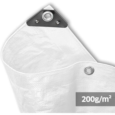 NOOR Incerata 200 g/m² - fehér - 3x6m NOOR Incerata 200 g/m² - fehér - 3x6m