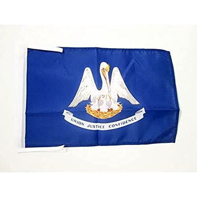 AZ FLAG Flagge Louisiana 45x30 cm Mit Kordel Bundesstaat Louisiana Fahne 30 x 45 Cm Flaggen AZ FLAG Flagge Louisiana 45x30 cm Mit Kordel Bundesstaat Louisiana Fahne 30 x 45 Cm Flaggen