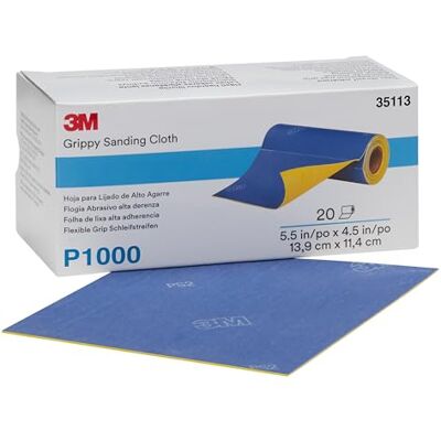3M Flexible Grip Schleifstreifen, Perforiert, Rolle Mit 20 Streifen 35112, 139 Mm X 114 Mm, P800 3M Flexible Grip Schleifstreifen, Perforiert, Rolle Mit 20 Streifen 35112, 139 Mm X 114 Mm, P800