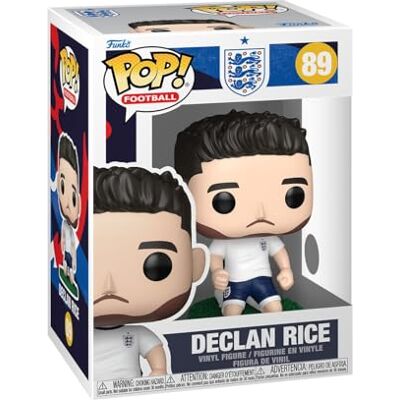 Funko POP! Football: England Declan Rice Offizieller Fanartikel und Merch Vinyl Sammelfigur als Regal Deko Geschenkidee zum Geburtstag für Fans und Sammler Funko POP! Football: England Declan Rice Offizieller Fanartikel und Merch Vinyl Sammelfigur als Regal Deko Geschenkidee zum Geburtstag für Fans und Sammler