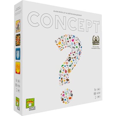 Asmodee – Gesellschaftsspiel – Concept Französische Sprache Asmodee – Gesellschaftsspiel – Concept Französische Sprache